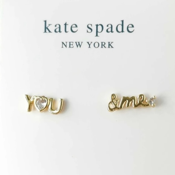 kate spade Jewelry - KATE SPADE True Love You & Me Stud Earrings
